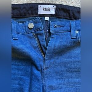 Paige stretch skinny straight leg jeans size 28